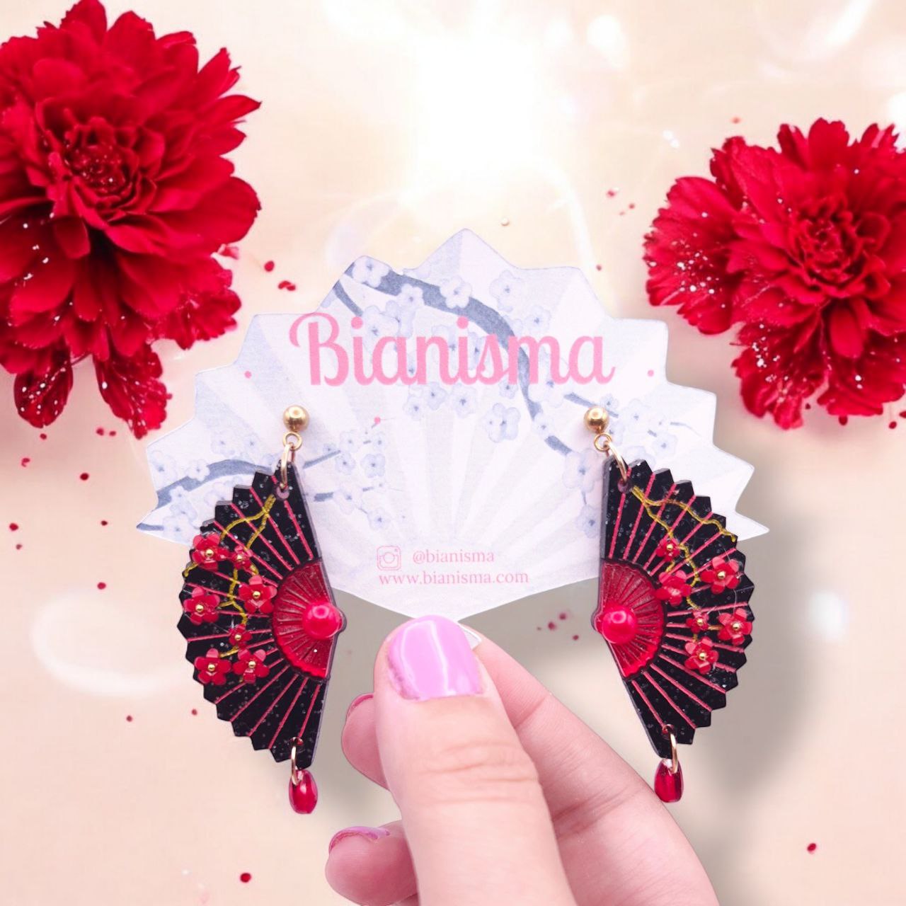 Brisa de sakura negro y rojo