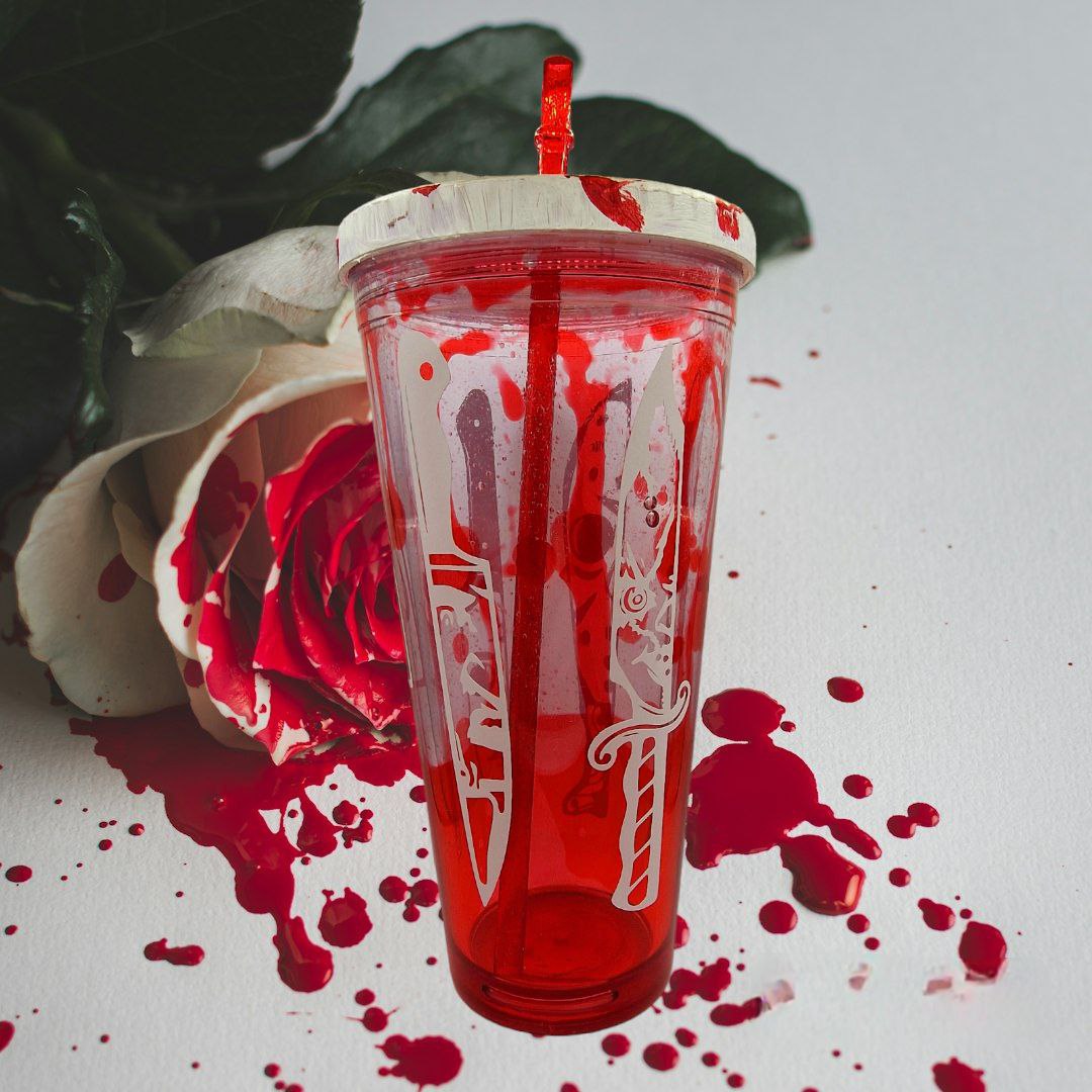 Vaso snow globe tumbler Halloween efecto lava