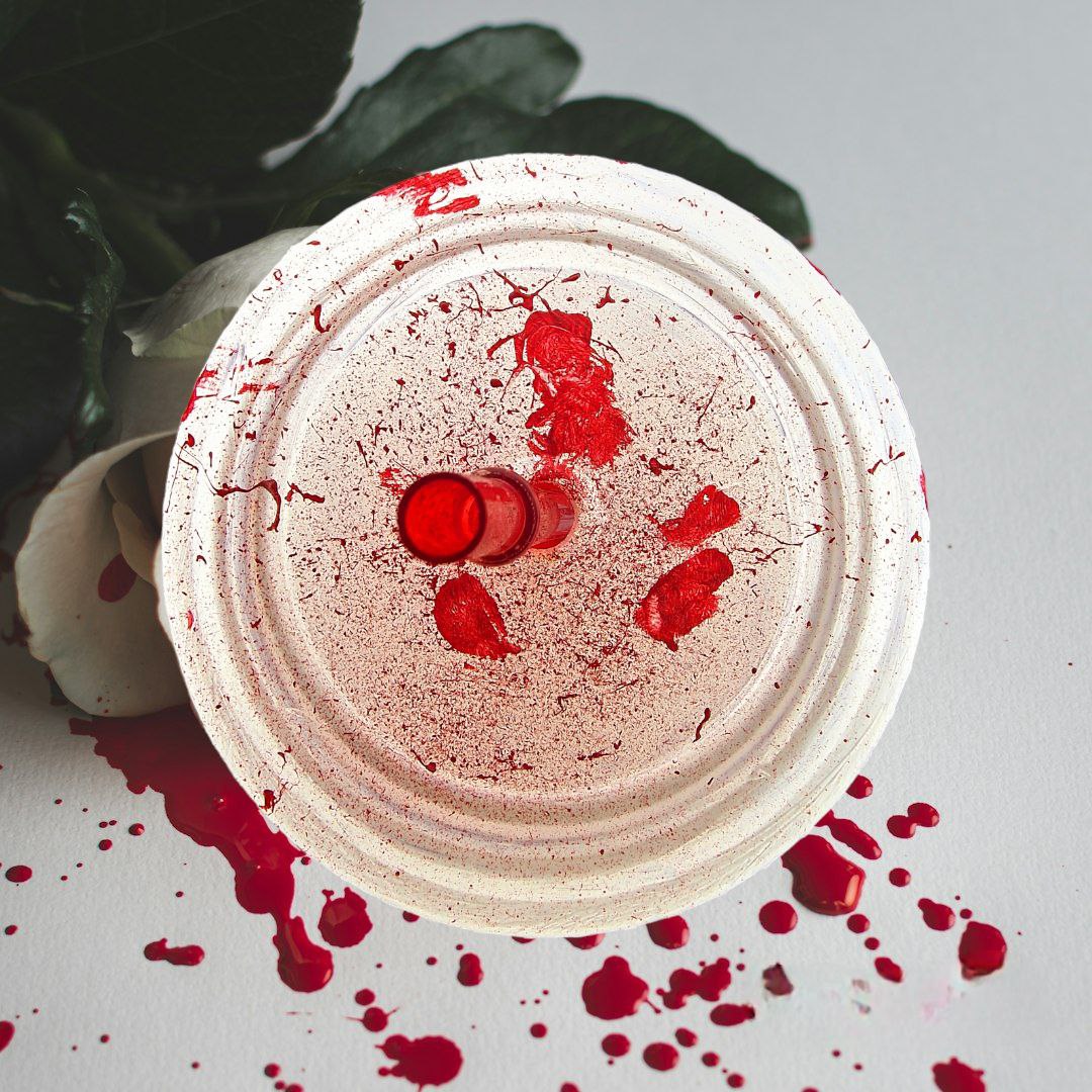 Vaso snow globe tumbler Halloween efecto lava