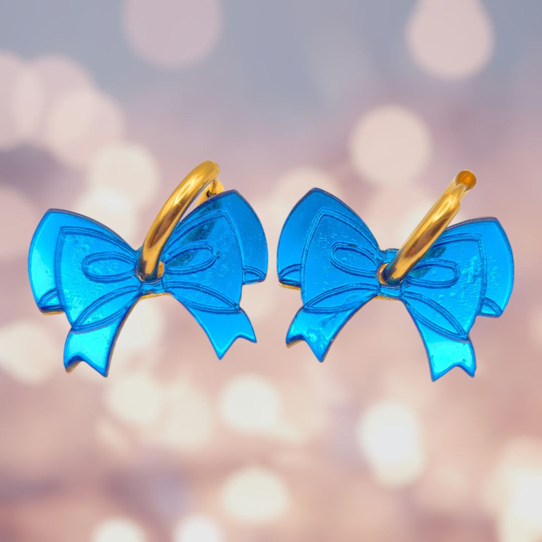 Charm nudo de aurora azul