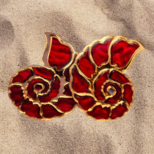 Spirale de l'Abîme (intérieur rouge nacre)