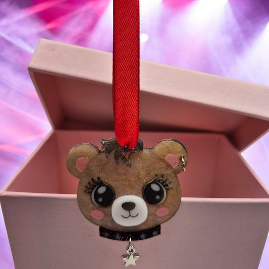 Porte-clés ou breloque ours Rocky