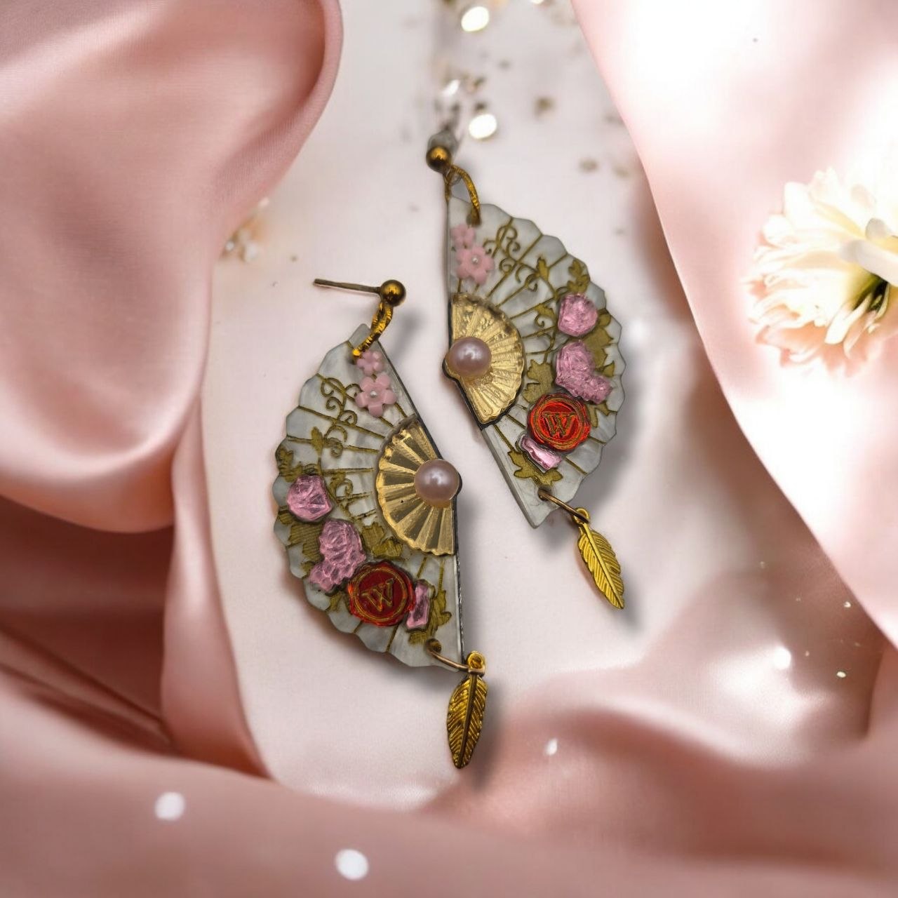Chroniques de la cour | Boucles d'oreilles éventail
