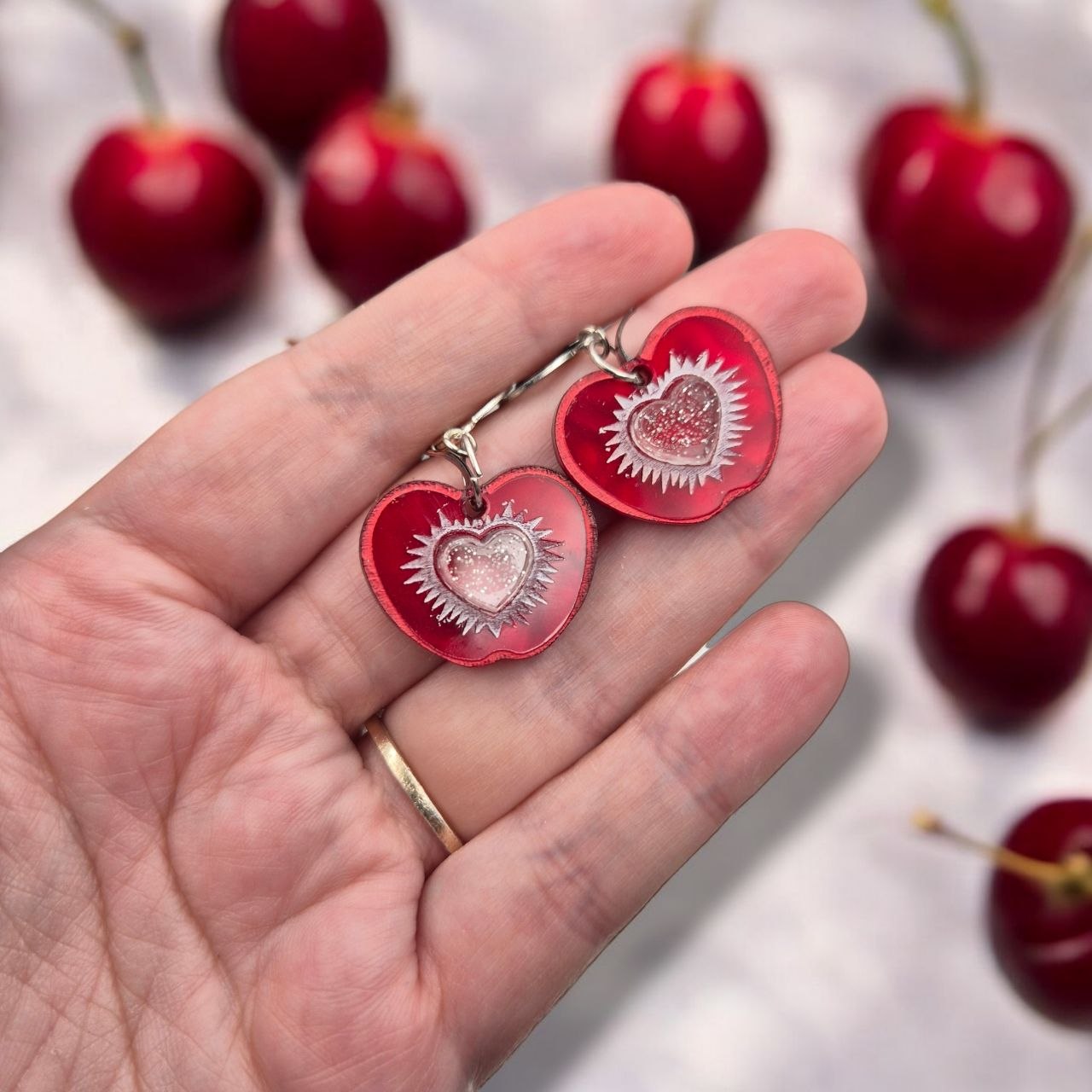 Fervor | Pendientes cereza